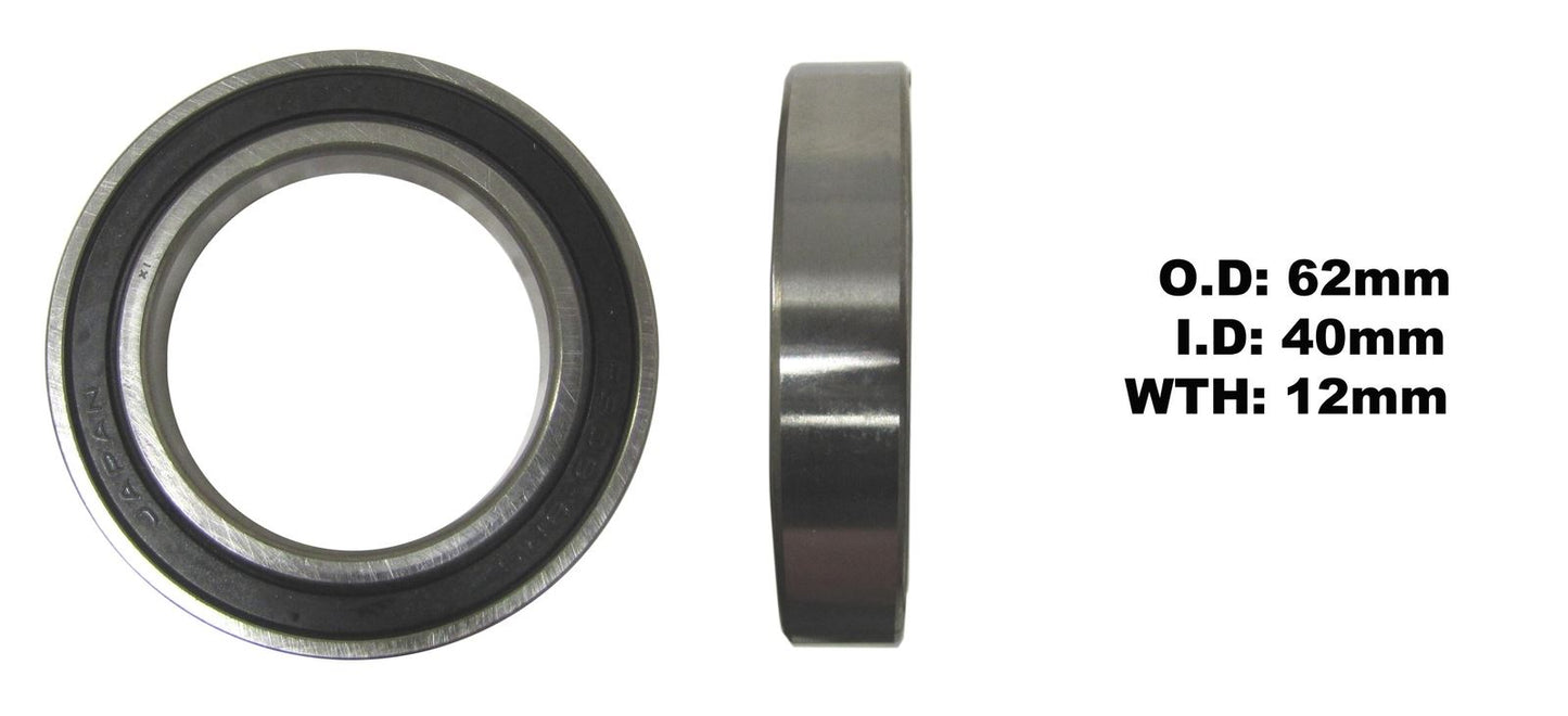 Koyo Bearing 6908-8-2RS-C3 (ID:40mm x OD:62mm x W:12mm) ATV Wheel