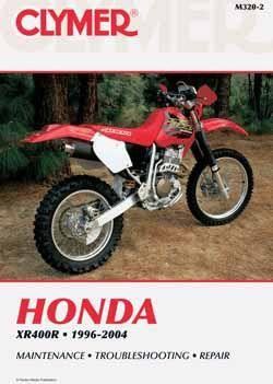 Clymer Manual For Honda XR400R 96-04