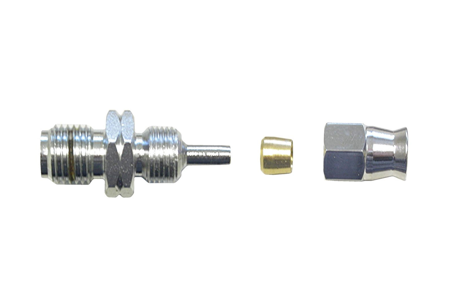 Male Hose End 10mm x 1.25mm Concave on to Brake Hose Chrome (Per 5)