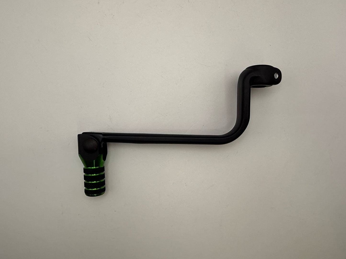 Gear Lever Alloy Black with Green Tip Kawasaki KLX110 02-04