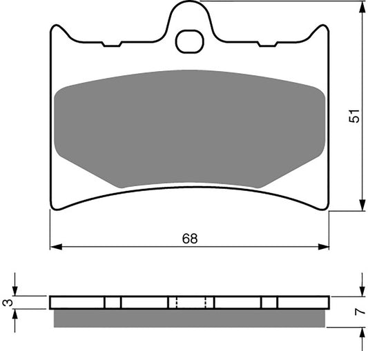 Goldfren Brake Pads AD019, VD943, FA126, FDB498