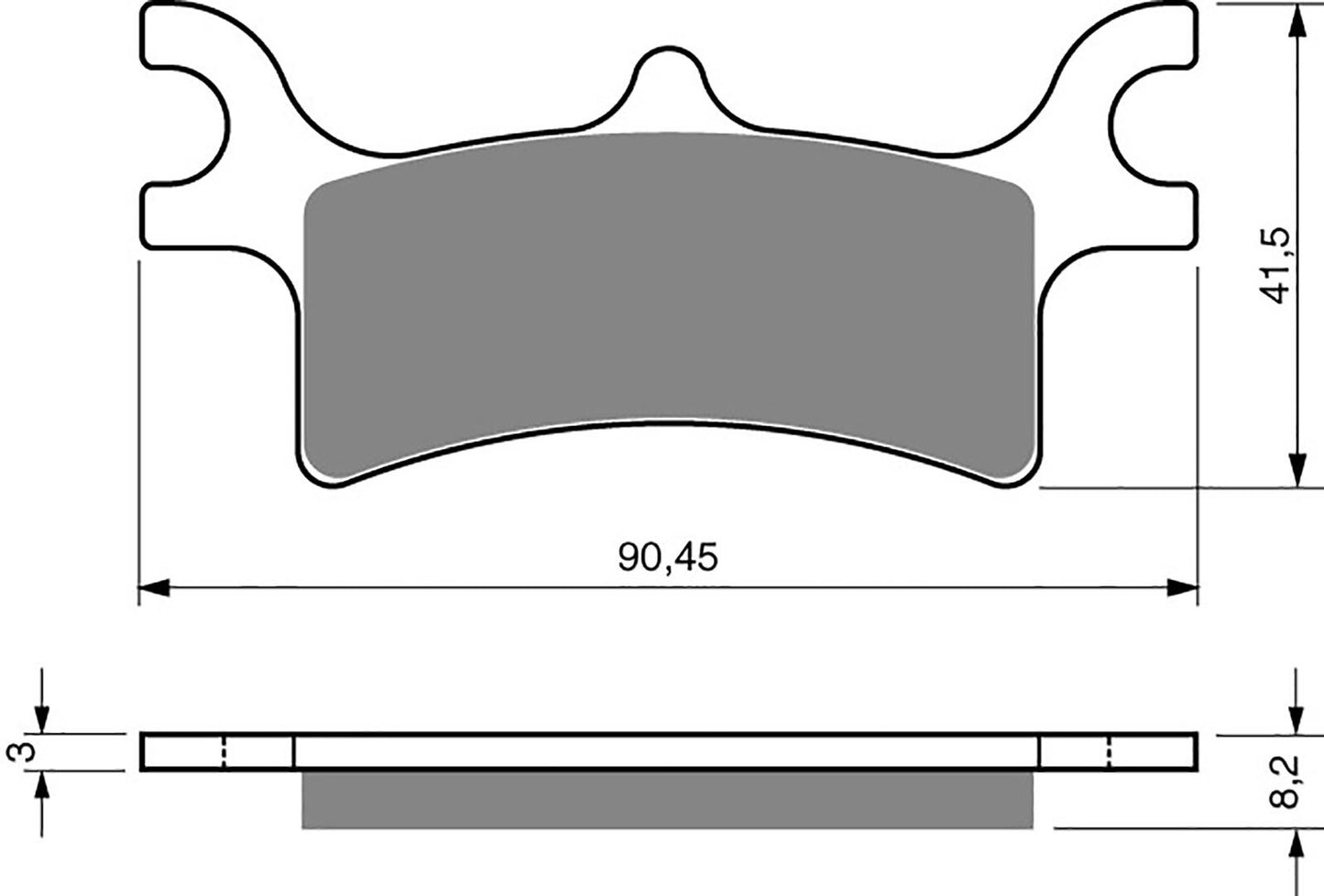 Goldfren Brake Pads AD209, FA314R, SBS787, VD992