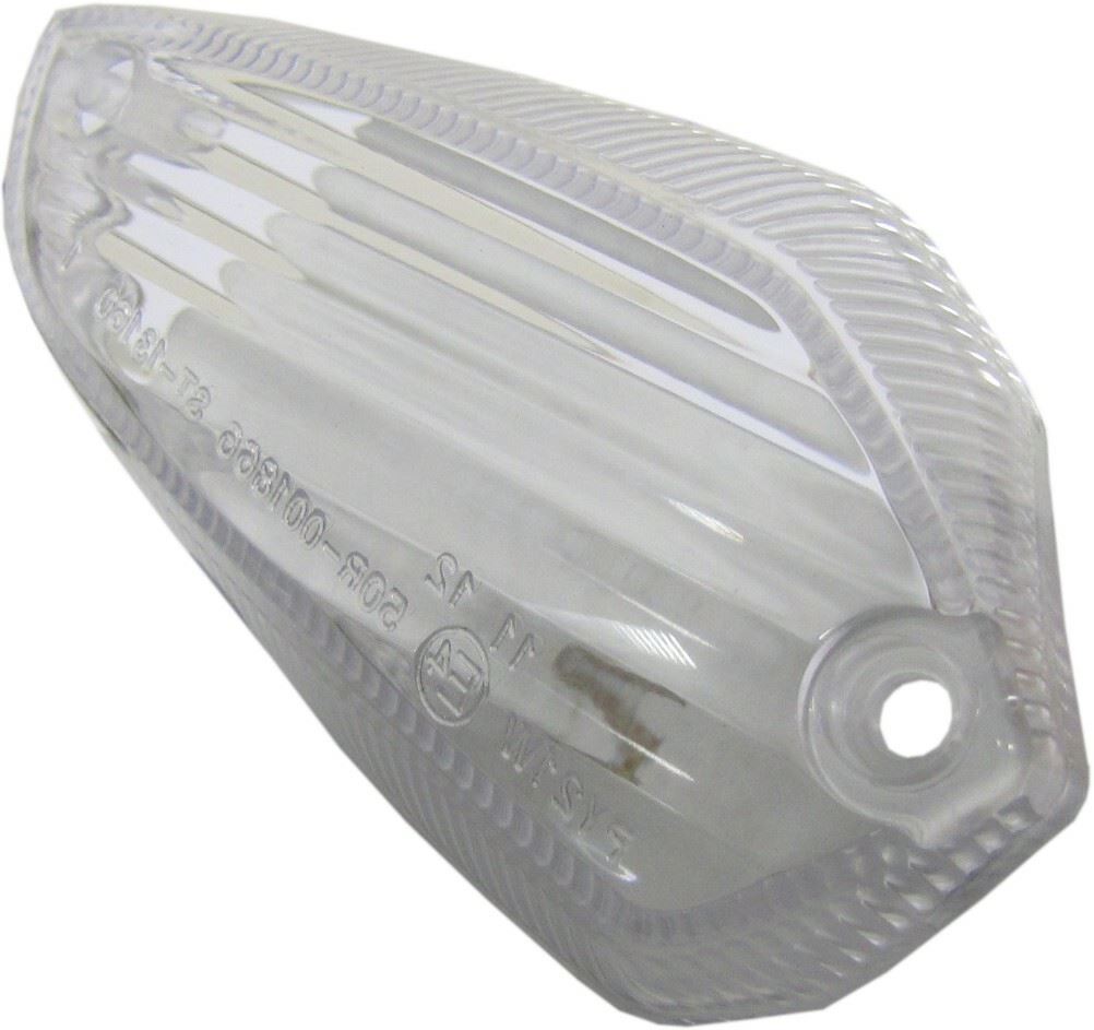 Indicator Lens Honda CBF125 09-12 Front Right & Rear Left (Clear)