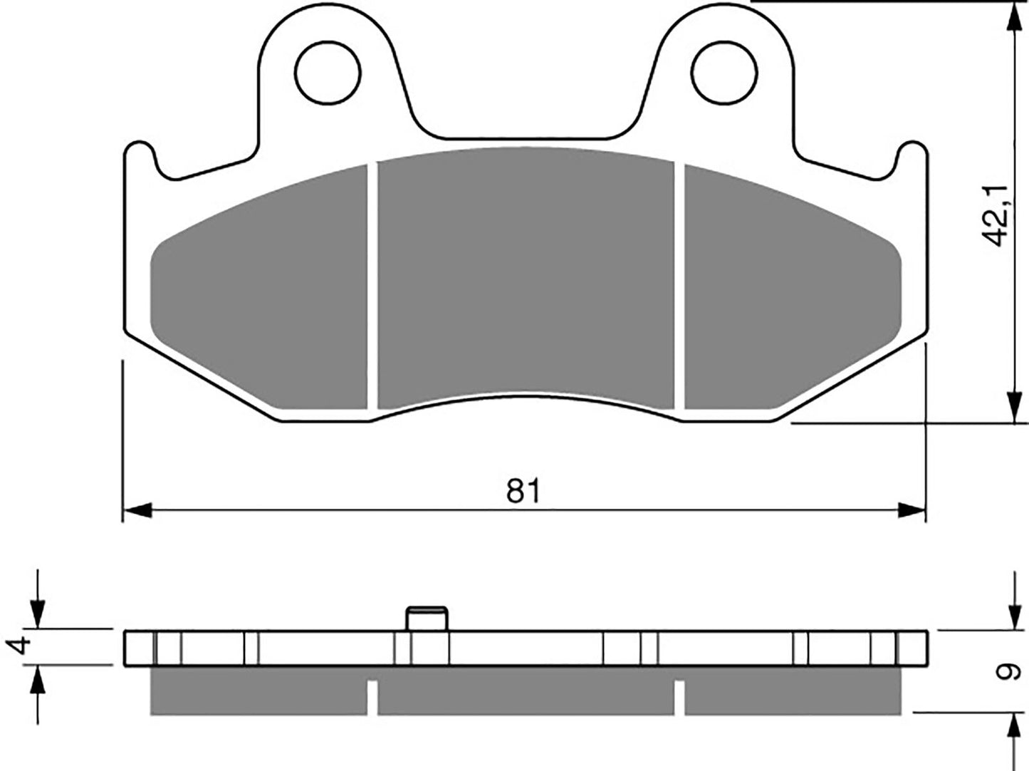 Goldfren Brake Pads AD267, FA411, SBS781