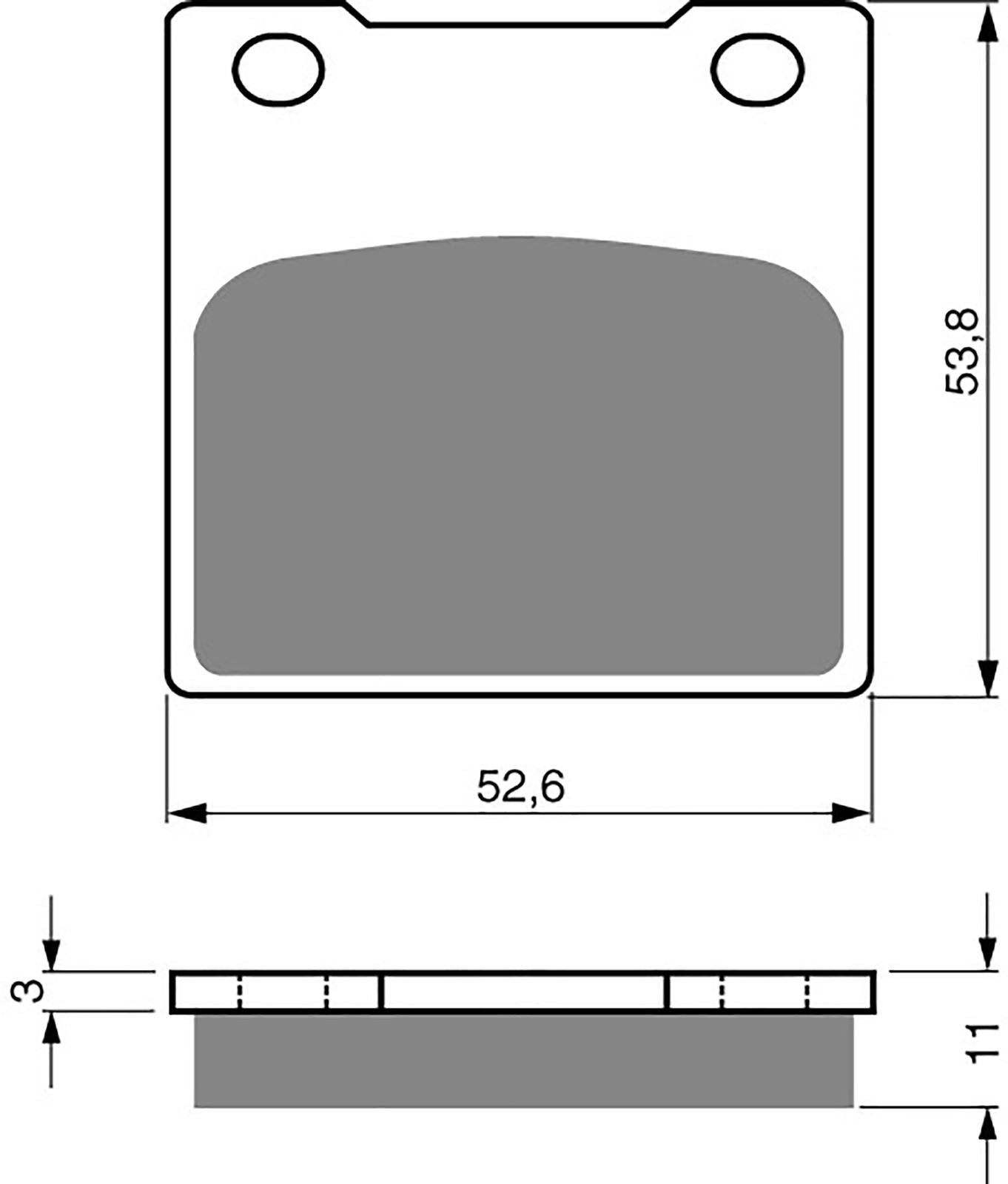 Goldfren Brake Pads AD068, VD117, FA45, FDB183, SBS526