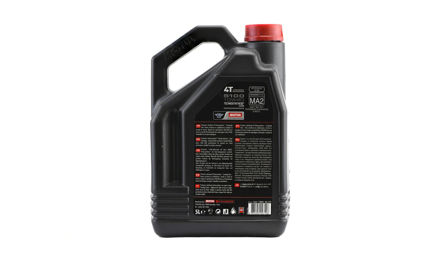 Motul 5100 10w40 4T Semi Synthetic 1 Litre