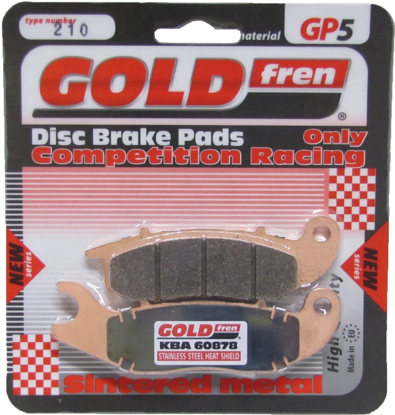 Goldfren Brake Pads GP5-210, FA375, FDB2169