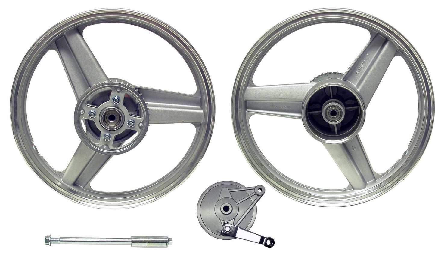 Rear Wheel CB125TD drum brake 3 spoke aluminum type(Rim 2.15