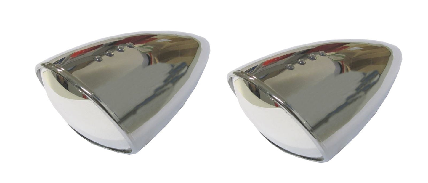Mirrors Fairing Pig Spotter Chrome (Pair)