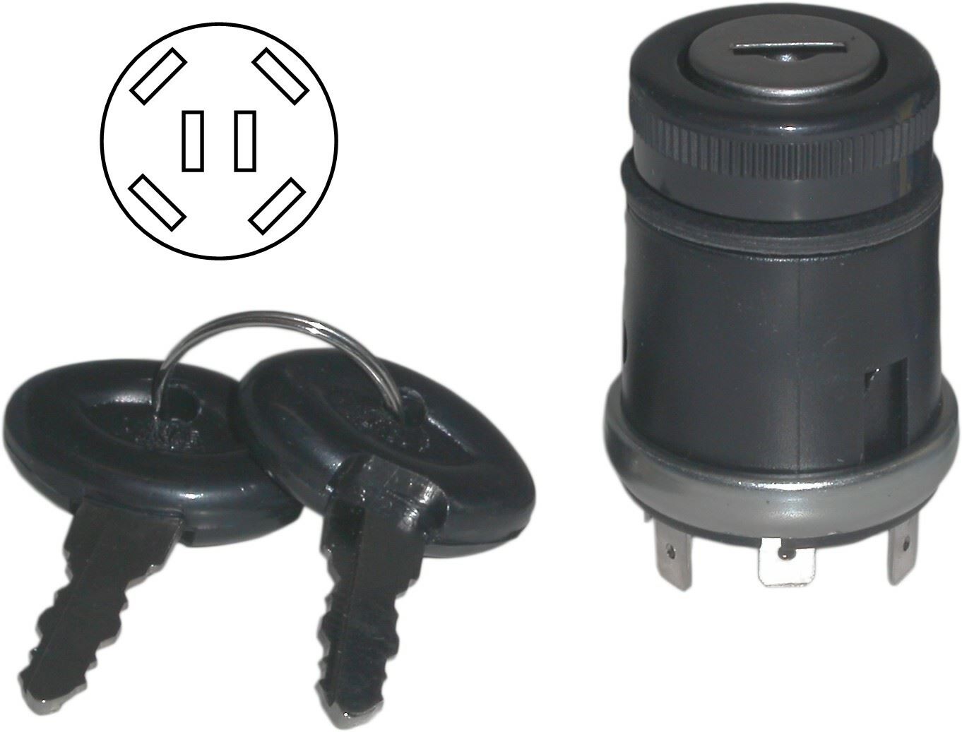 Ignition Switch Honda PA50, PX50, PXR50 78-91 (6 Wires)