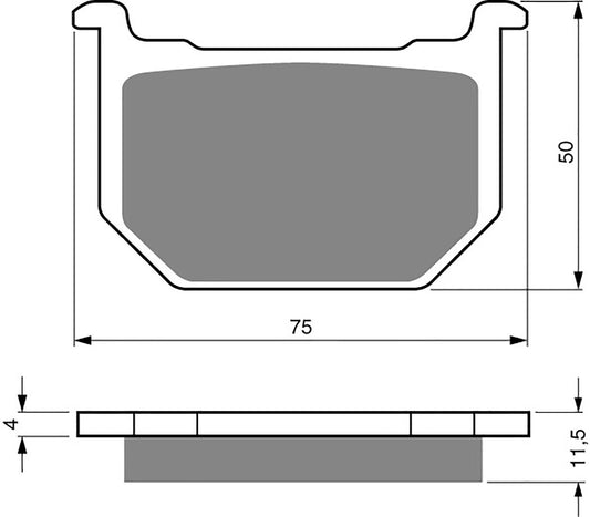 Goldfren Brake Pads AD075, VD322, VD323, FA51, FDB218, SBS532