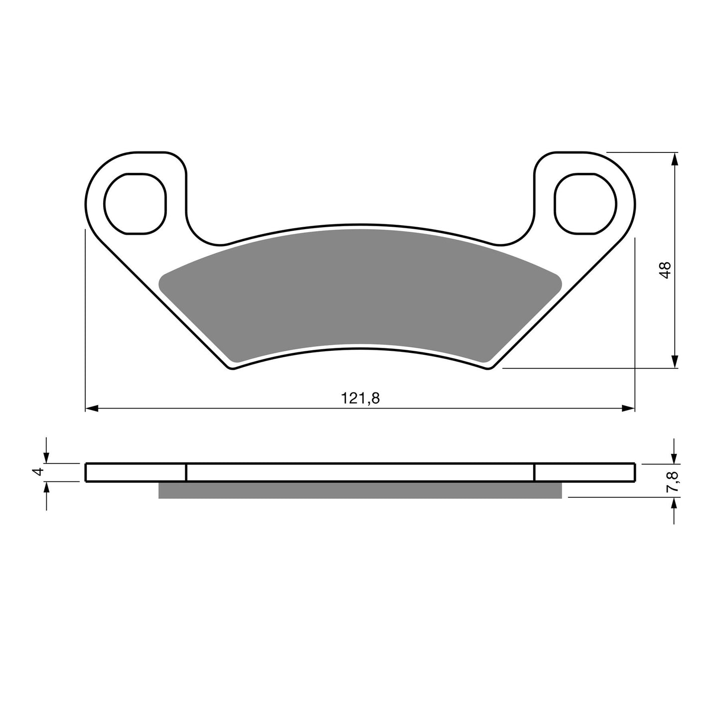 Goldfren AD408, FA742 Arctic Cat Cushman Hauler 19-20, Wildcat 19-20, Prowler Pro Crew 19-20