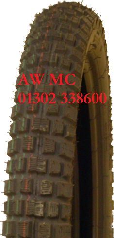 HEIDENAU TYRE 275M-17 TRIAL TYRE TUBED K46