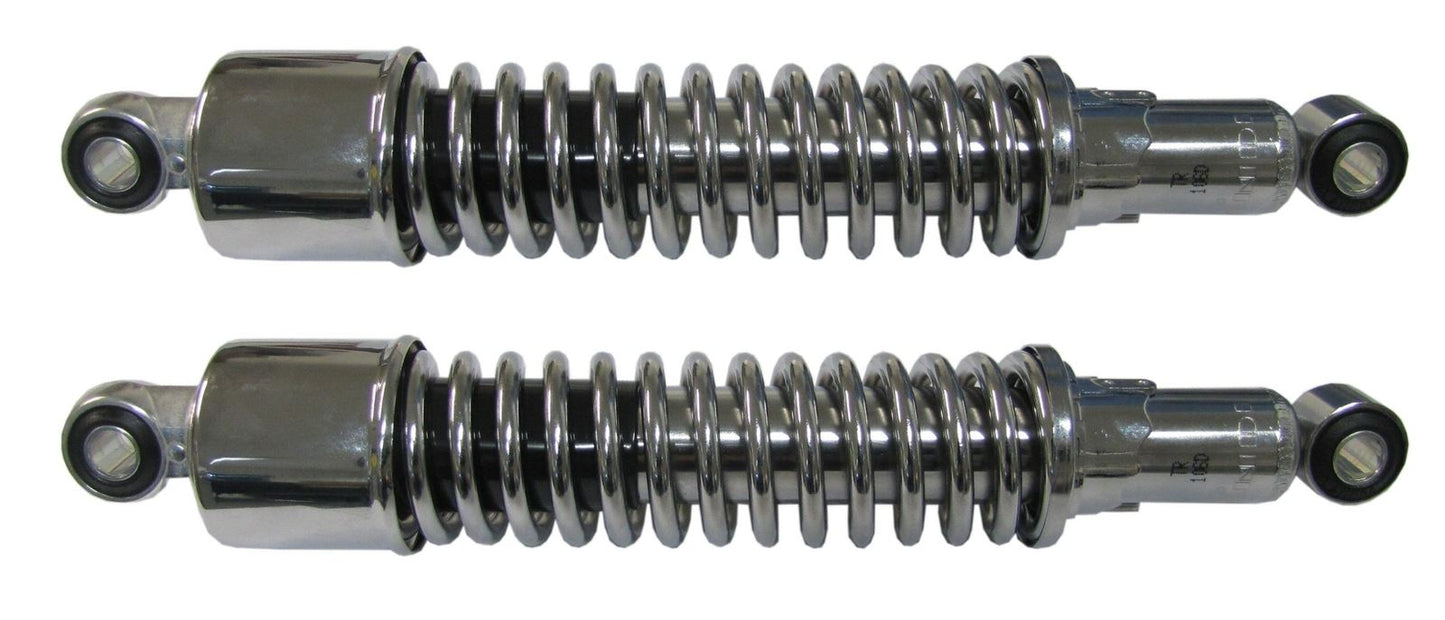 Shocks 320mm Pin+Pin up to 175cc (All Chrome) Type 8