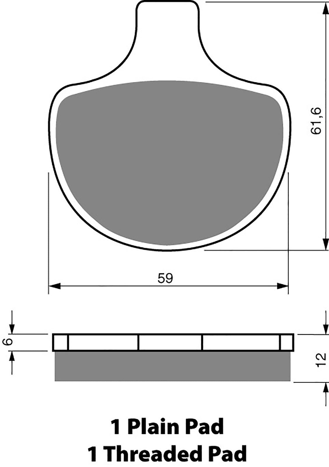 Goldfren Brake Pads S33-057, VD919, FA94, FDB352/R, SBS579