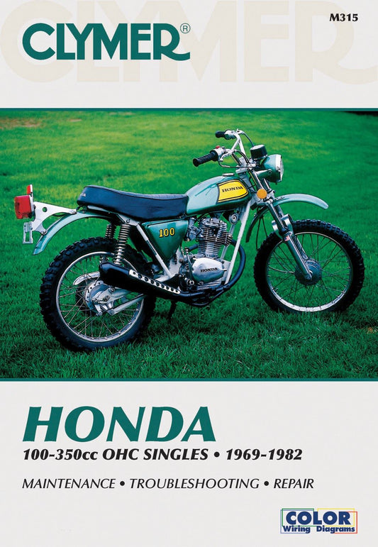 Clymer Manual For Honda 100-350cc OHC 69-82