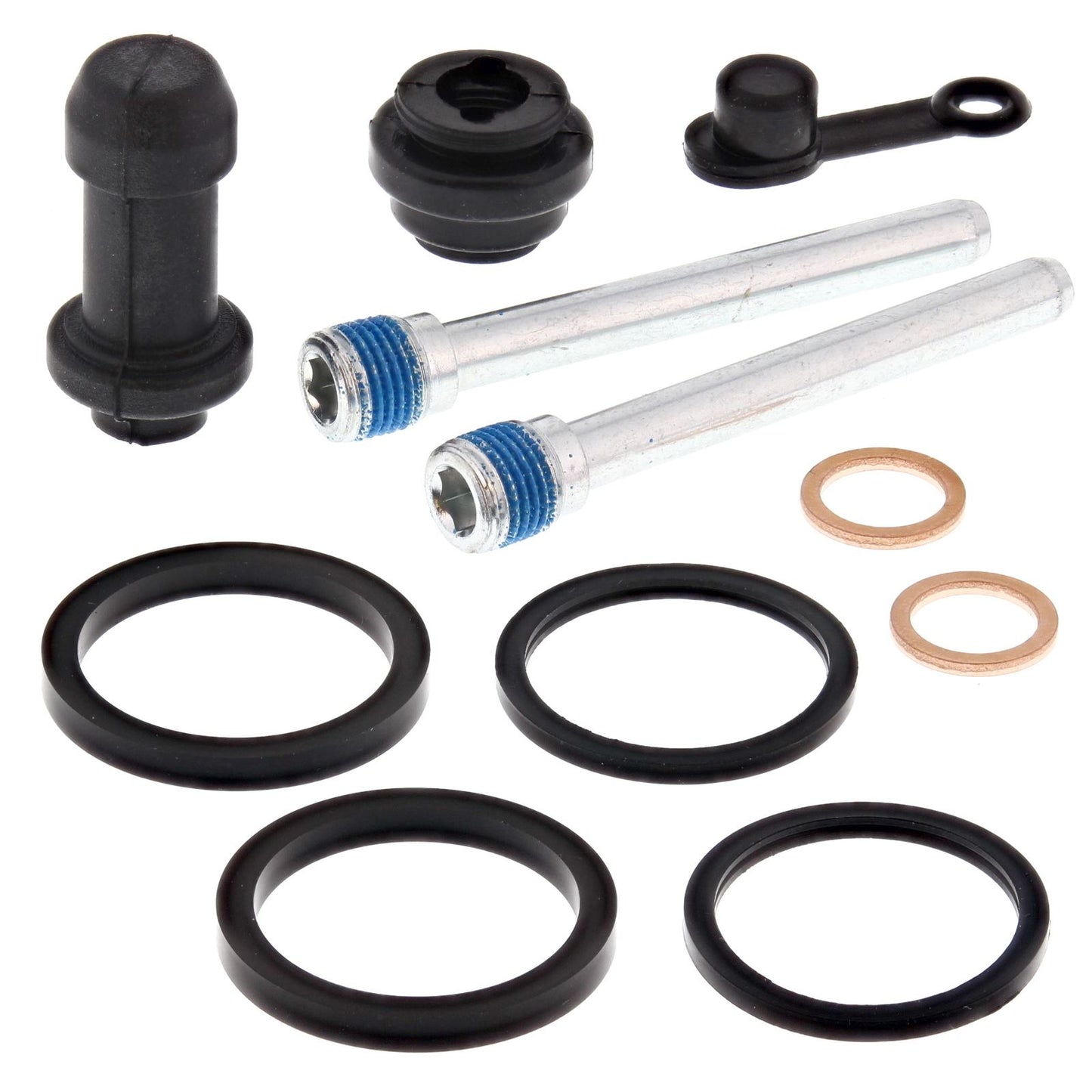 Caliper Rebuild Kit Front Honda CBF250 (Euro) 2004, CBF250 (Euro) 05-06, CBX250 TWISTER (EU) 01-04, CMX250 96-16, NSR75 (Euro) 92-00, VT125 SHADOW (Euro) 99-07, XL125 V VARADERO (Euro) 01-15, Kawasaki KLX300 SM 21-22, Suzuki AH200 Burgman 2014, A