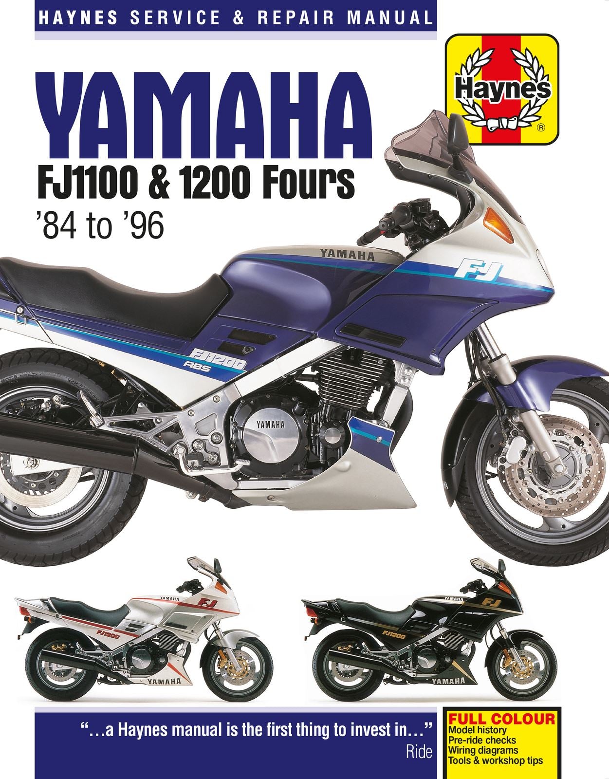 LAST ONE REMOVE Haynes Manual Yamaha FJ1100 84-85, FJ1200 84-96