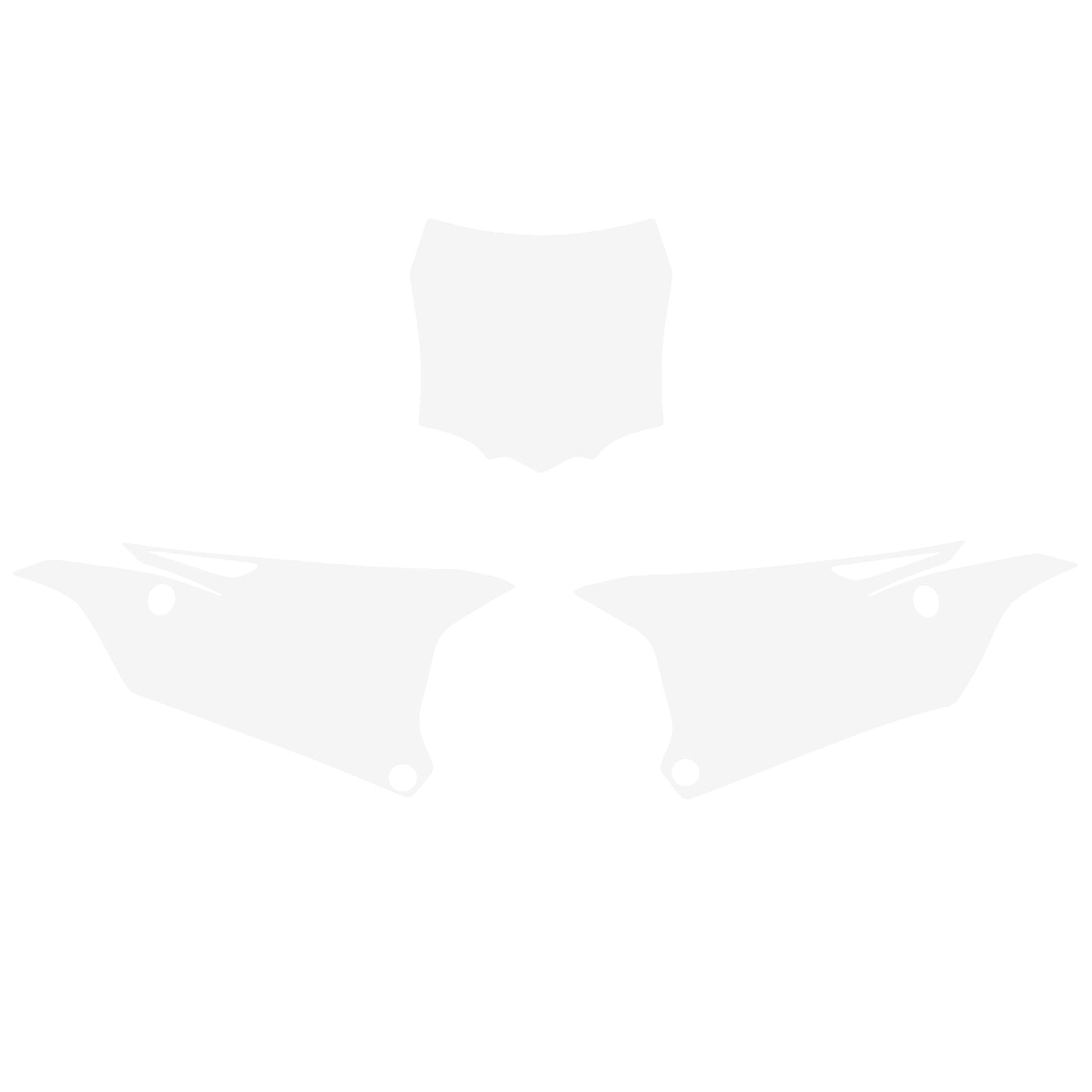 WHITE BACKGROUNDS KAWASAKI KX85 2014-2020, KX100 2014-2020