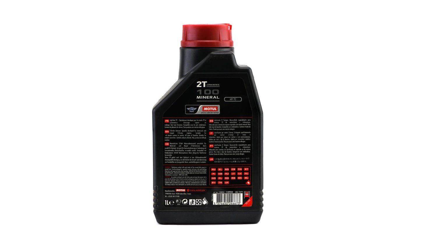 *Motul 100 Motomix 2T Mineral 1 Litre