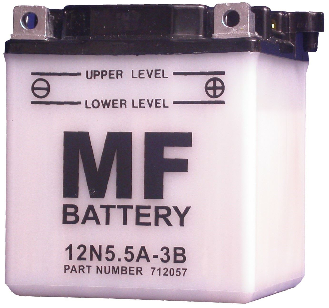 Battery 12N5.5A-3B  - 12v 5.5AH L:105mm H:115mm W:91mm