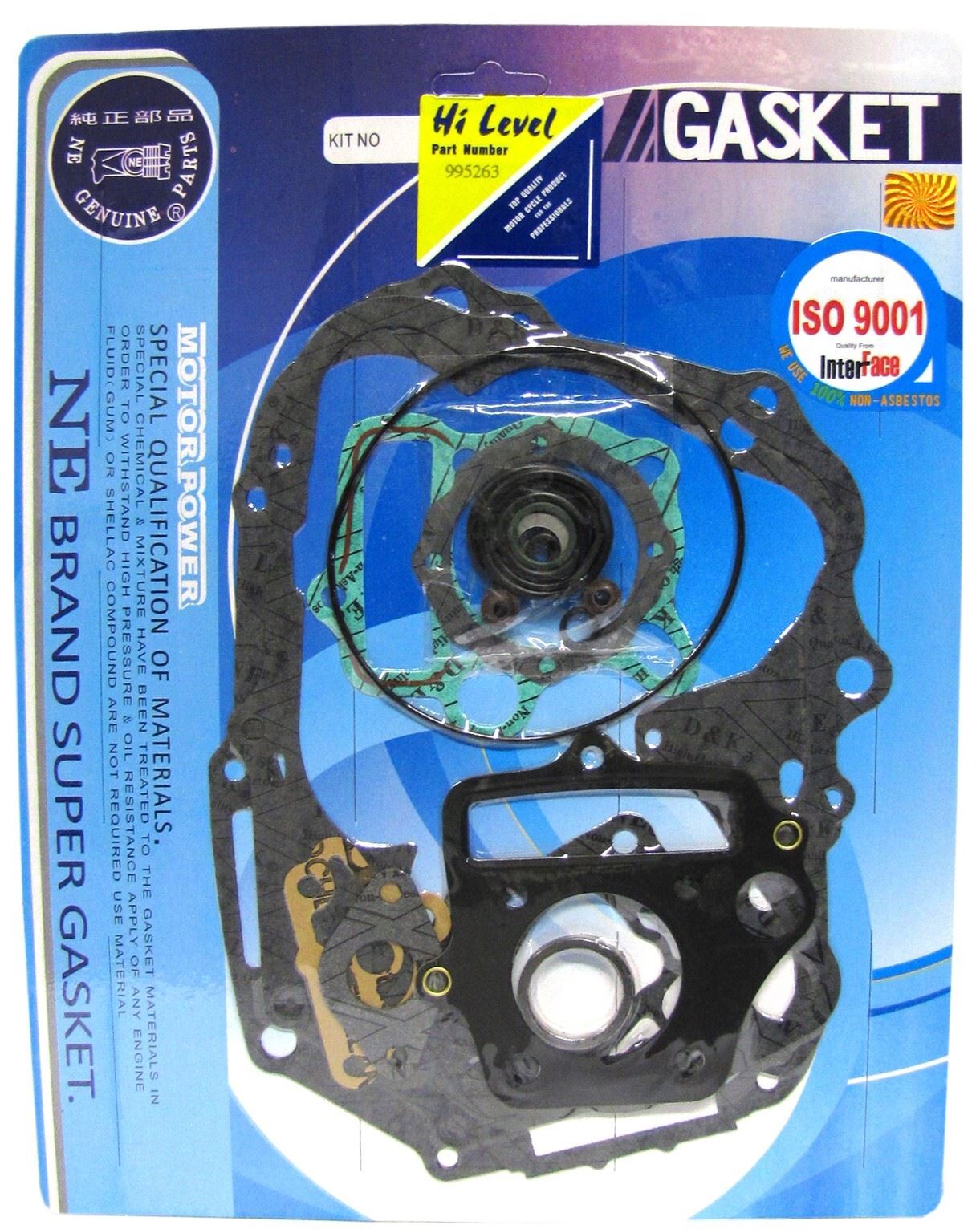 Full Gasket Set Honda C90P,T,MP,MT Cub 1995-2003 (Metal Head Gasket) CRF70 04-12 TRX90 93-09