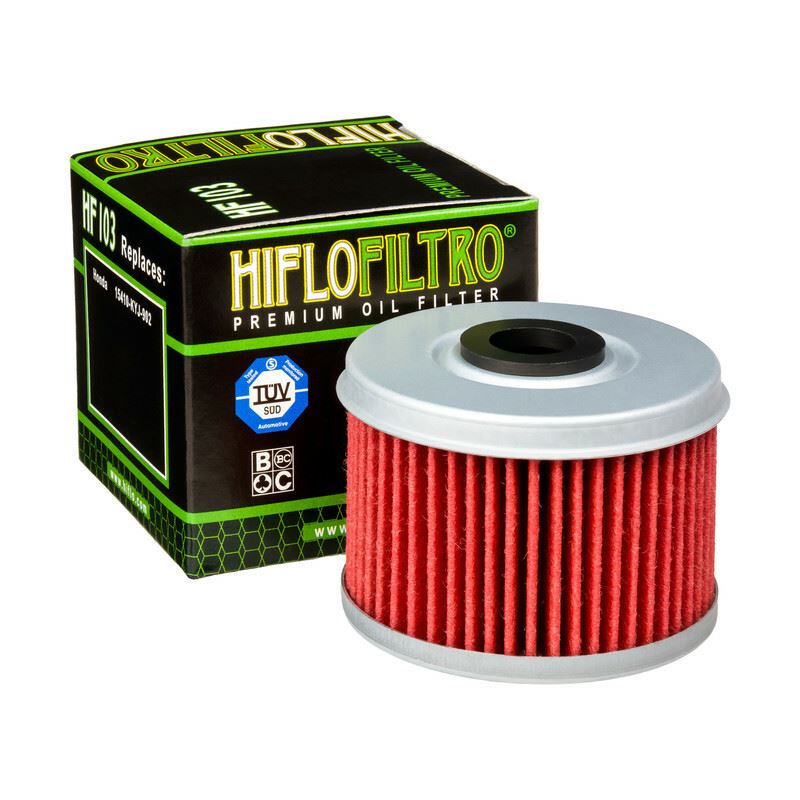 HiFlo Oil Filter Honda CRF250L,R 17-20, CB300F,R 17-23, CBR300R 18-22, CRF300L 21-22, CMX300 17-23 OE Ref.15410-K0A-DB1, 15410-KYJ-902