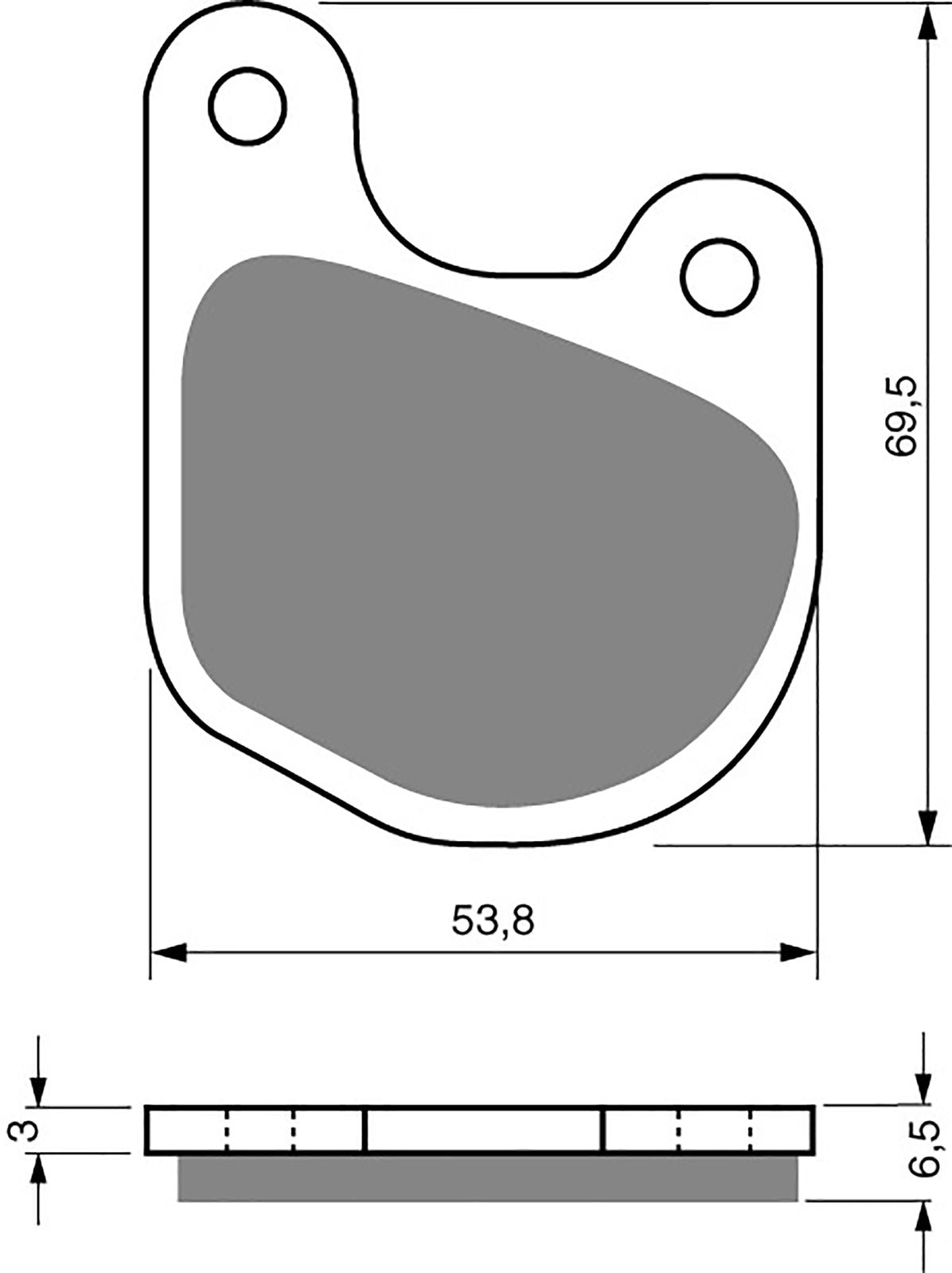 Goldfren Brake Pads AD059, VD908, FA71, FDB333, SBS537