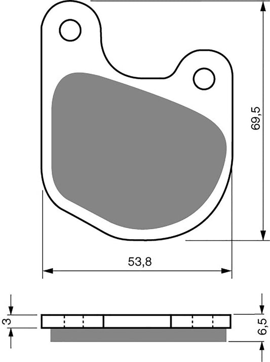 Goldfren Brake Pads AD059, VD908, FA71, FDB333, SBS537