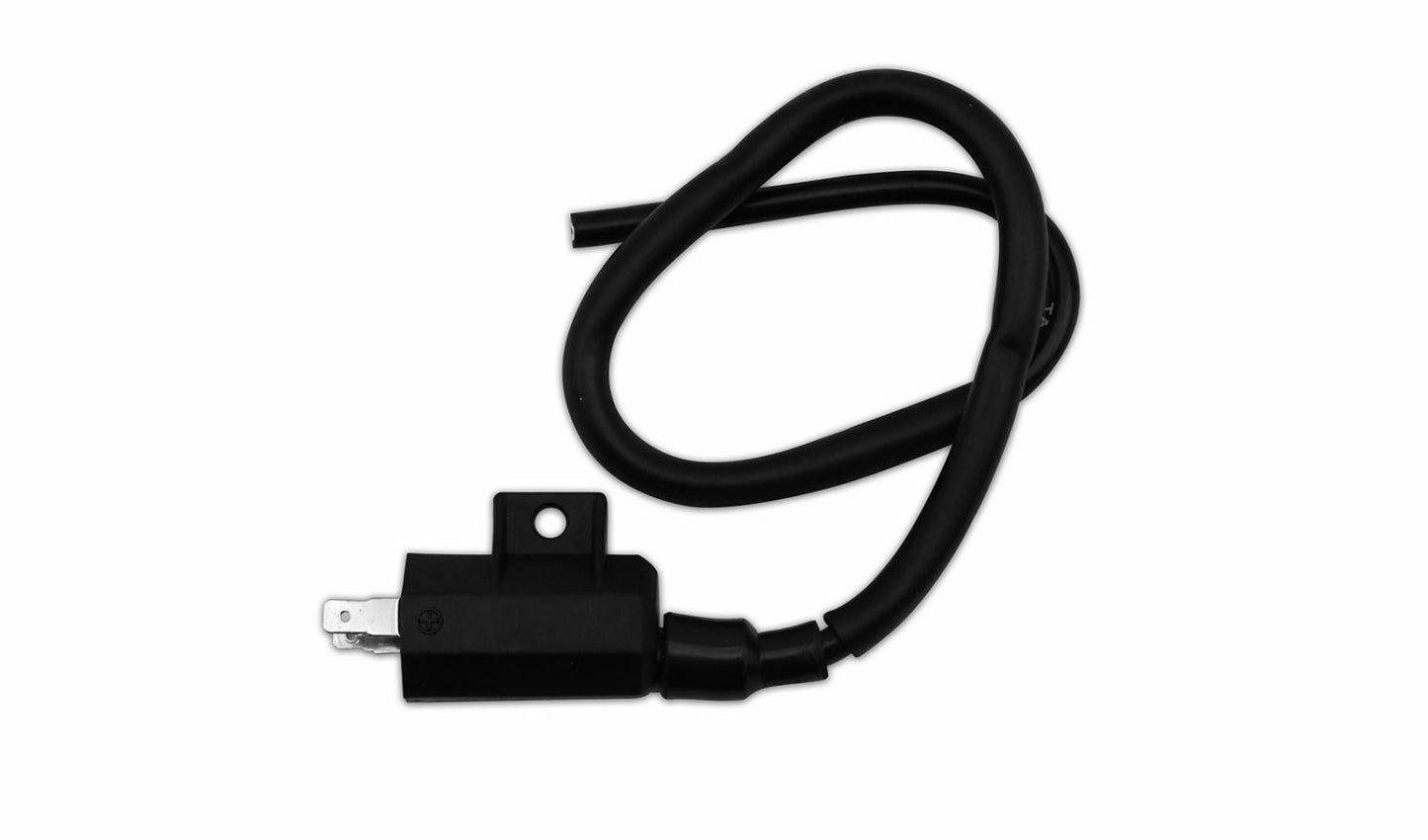 Ignition Coil 6v or 12v CDI Single 2 Spades (1 Bolt on Side) KMX Style P: 0.3Oh, S: 4.49KOh