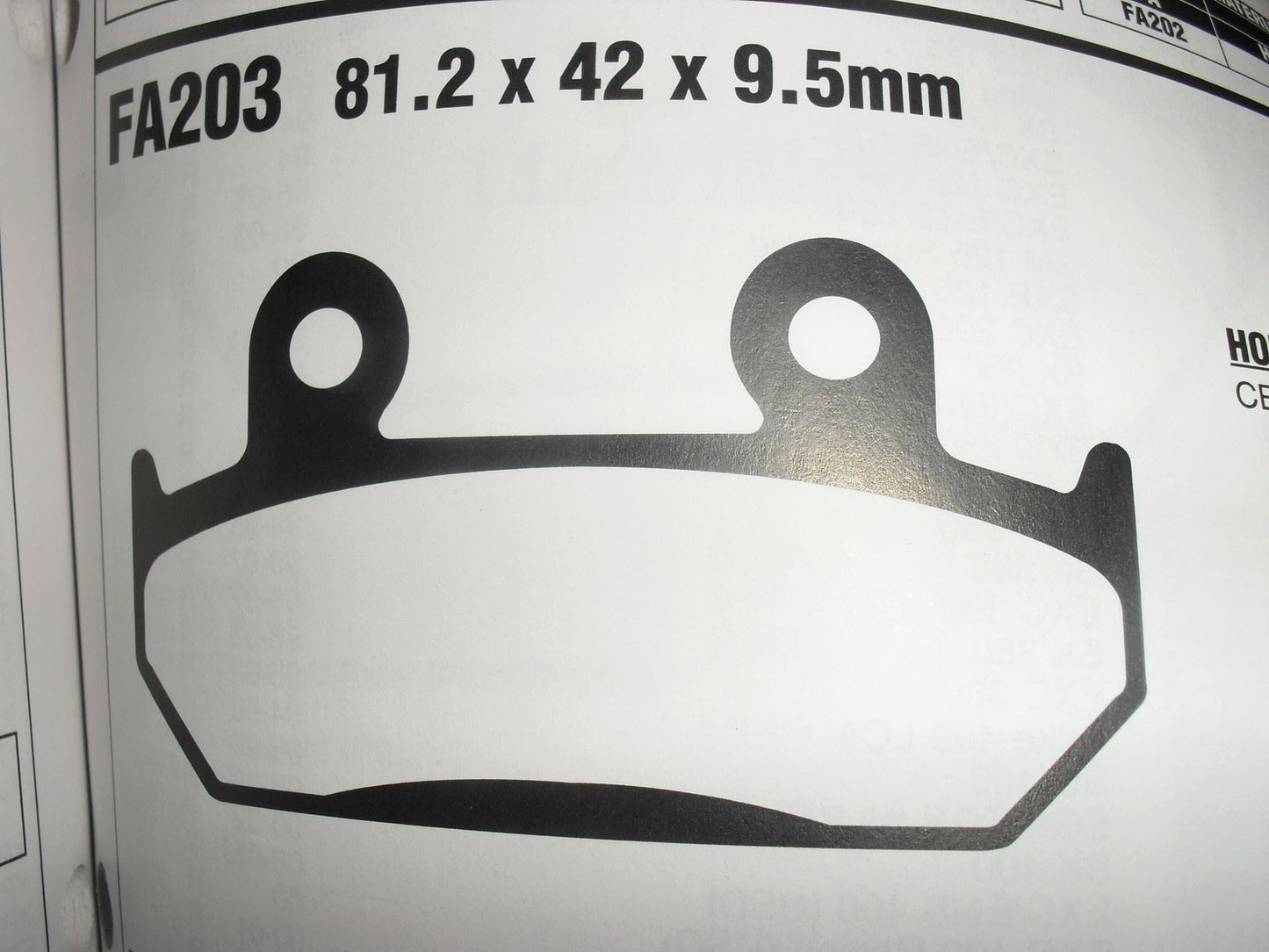 EBC FA 203 Motorcycle Brake Pads Limited Stock!!