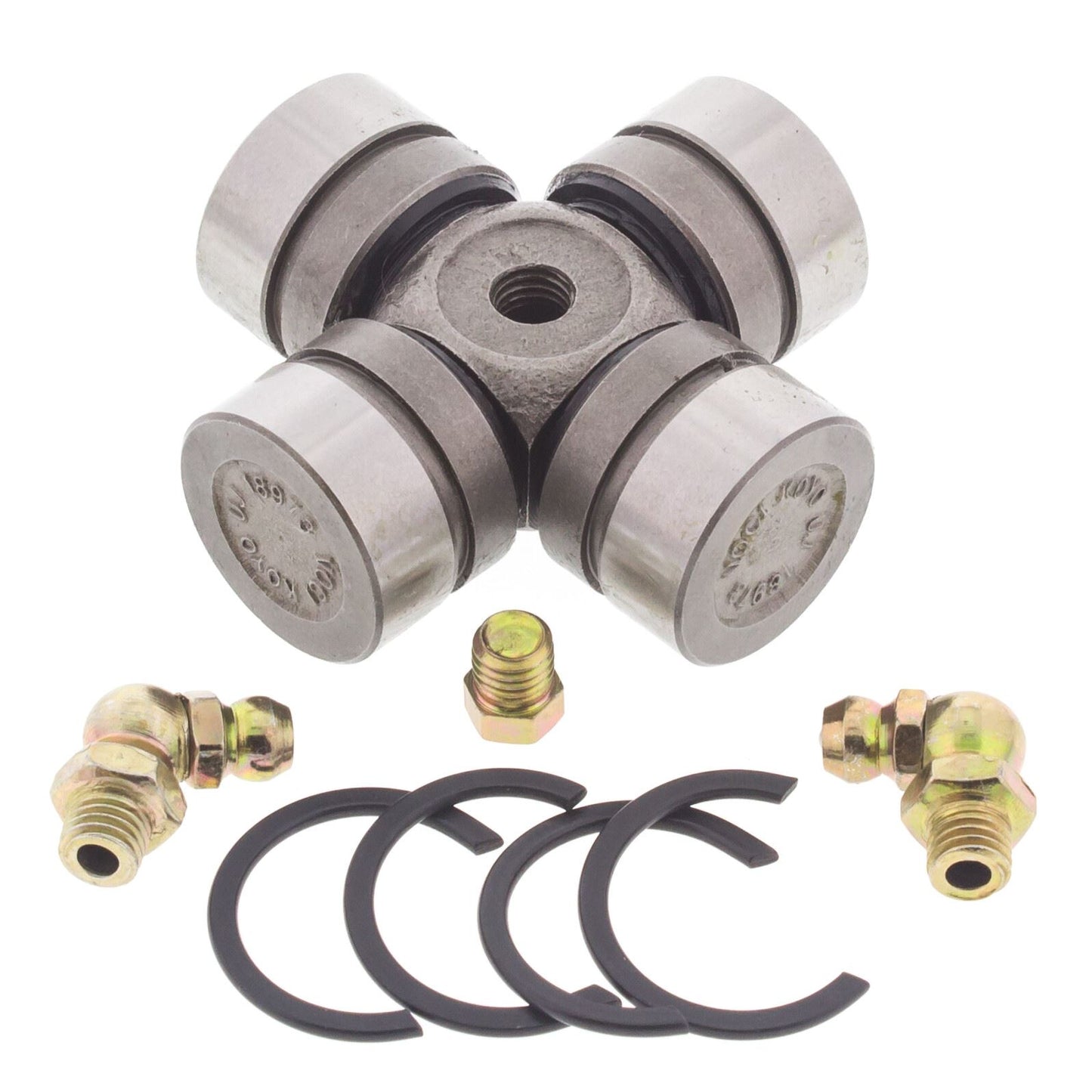 U-Joint, Front Drive Shaft Differential Side (Ref 2) Kawasaki Mule 2510 4x4 2000, Mule 2510 Diesel 00-02, Mule 3010 4x4 01-08, Mule 3010 Diesel 01-08, Mule 4010 4x4 09-22, Mule 4010 4x4 Diesel 09-13, Mule 4010 4x4 TRANS Camo 21-22, Mule 4010 4x4