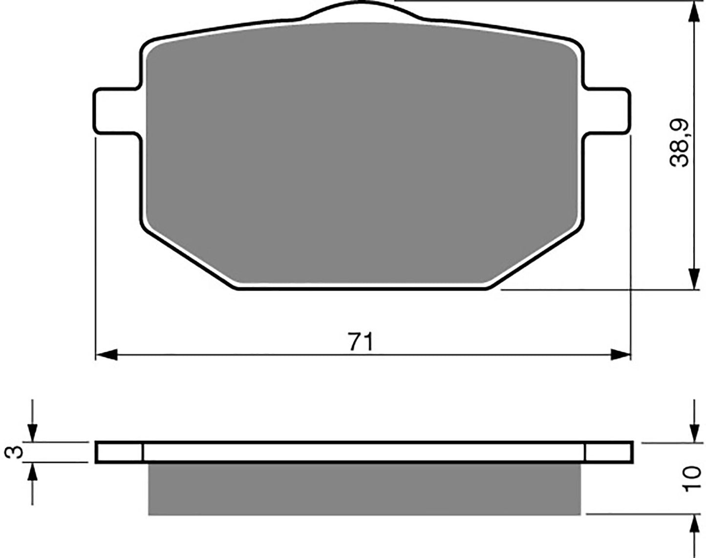 Goldfren Brake Pads AD029, VD245, FA118, FDB583, SBS596