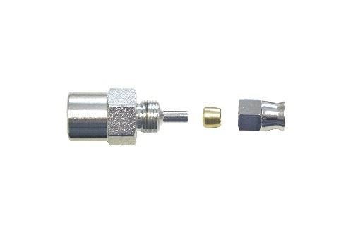 Female Hose End 10mm x 1.25mm Concave on to Brake Hose Chrome (Per 5)