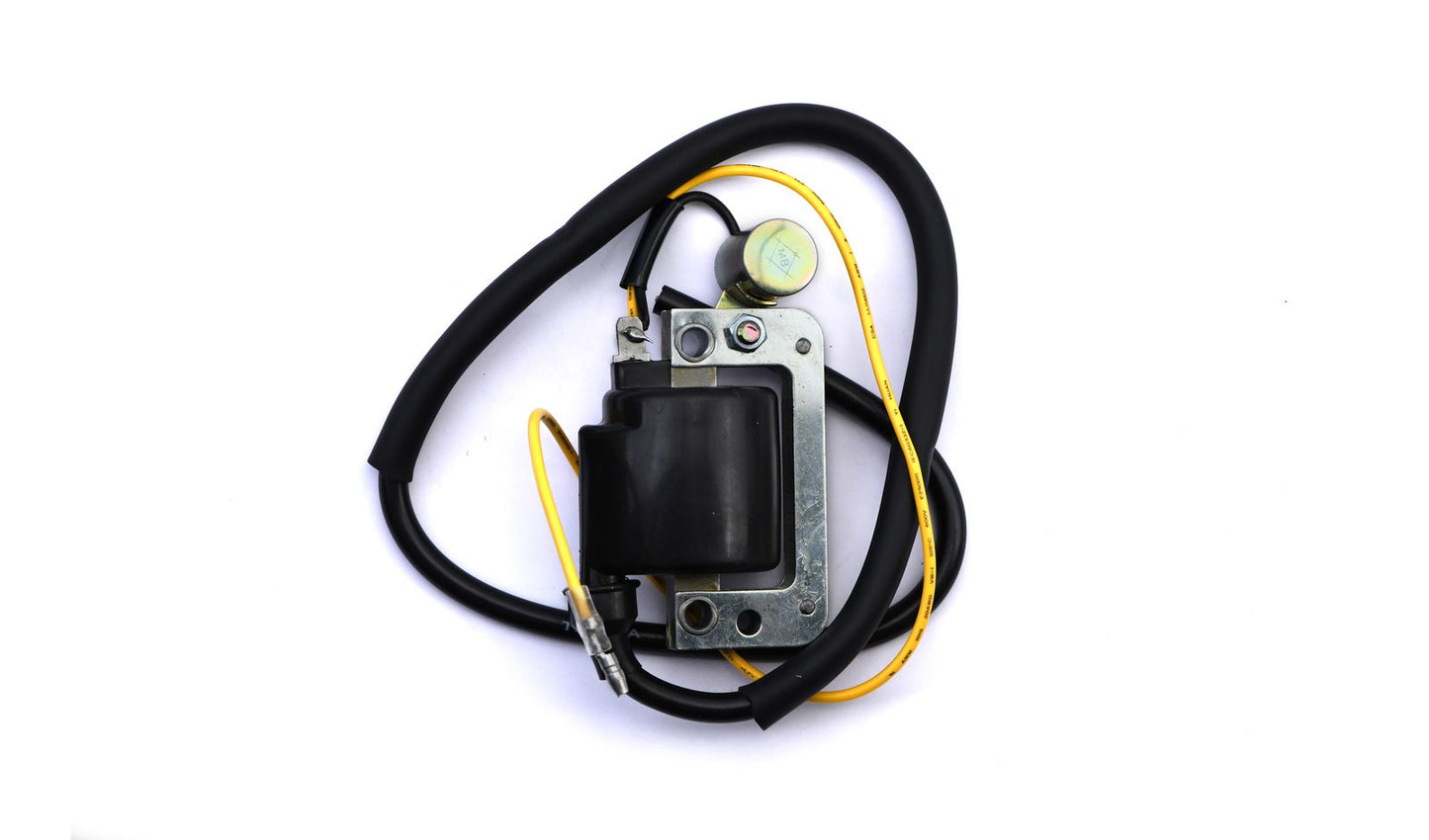 Ignition Coil 12v AC With Condensor Single Wire (60mm Centres)