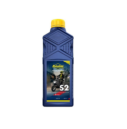 Putoline S2 1 Litre Semi-Synthetic 2 Stroke Motorcycle MX Bike
