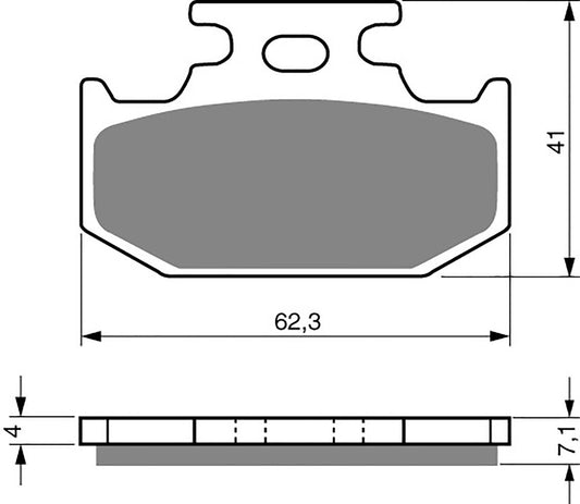 Goldfren Brake Pads AD317, FA497