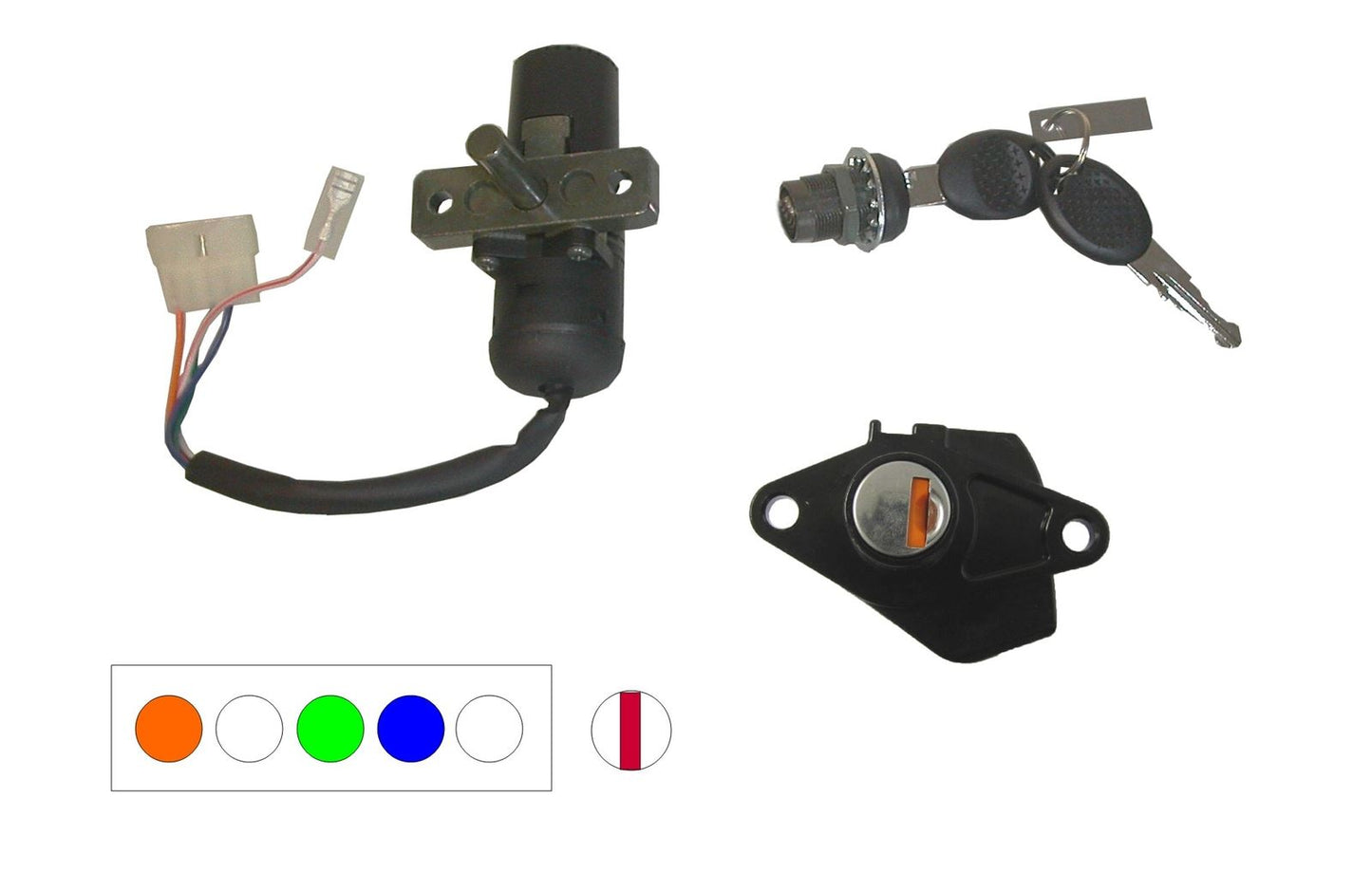 Brand New Ignition Switch AND Seat Lock For APRILIA SR 50 2005-ON