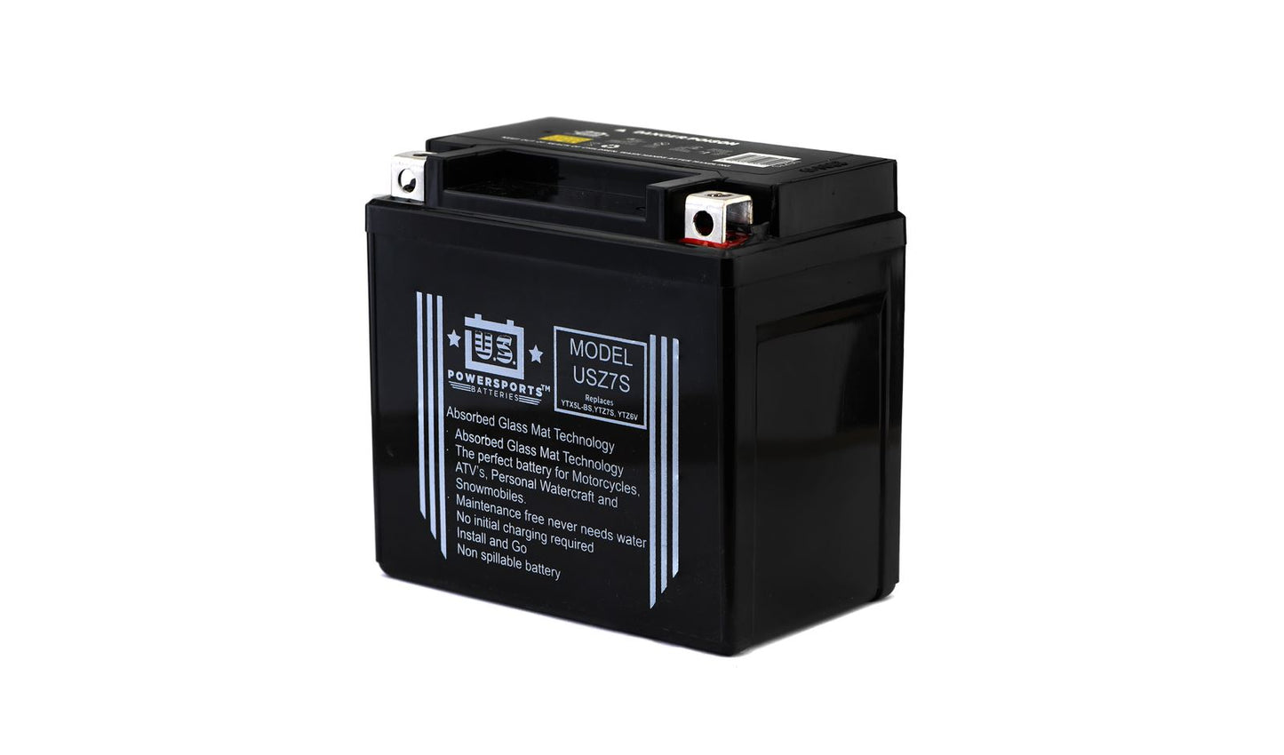 MTX Power/ US Powersports Battery XTZ7S/ USZ7S Sealed 12v 6.5AH CCA:95A L:113mm H:105mm W:70mm CTZ7S,CTZ6S