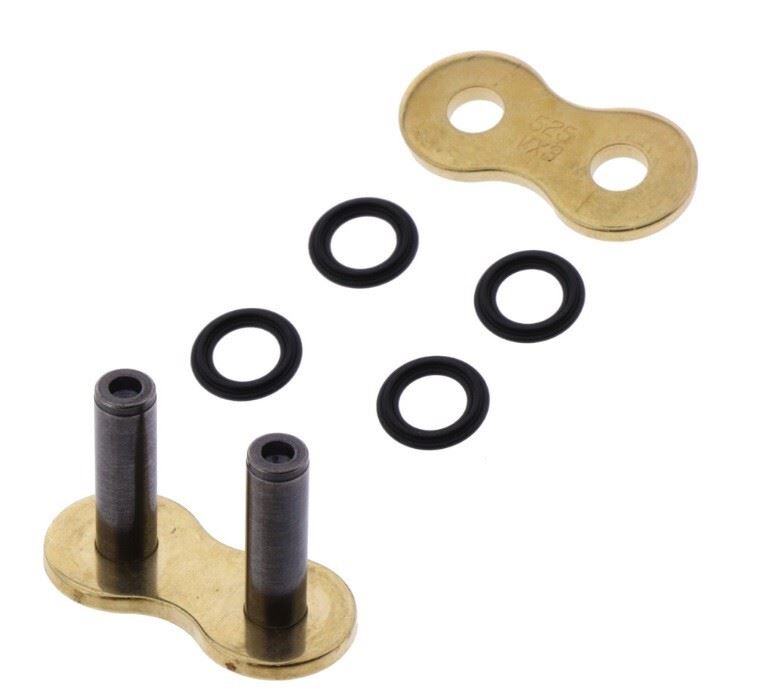 DID Chain 525 VX3 Gold X Ring Rivet Hollow Link For Motorcycle