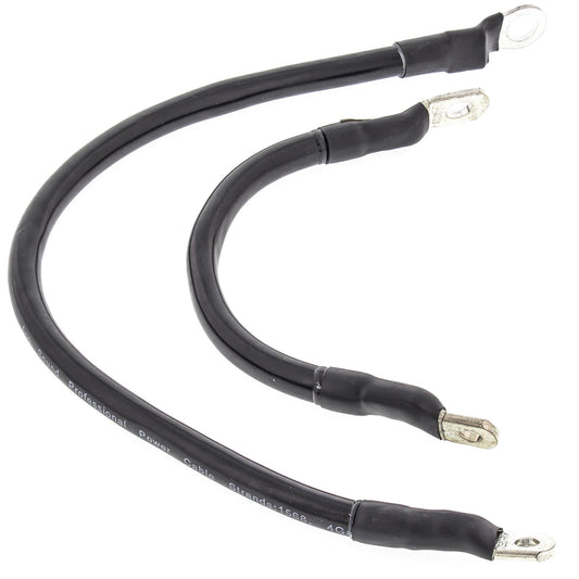 Battery Cable Kit Clear Harley FLH Electra Glide 66-77, FLH Electra Glide 78-79