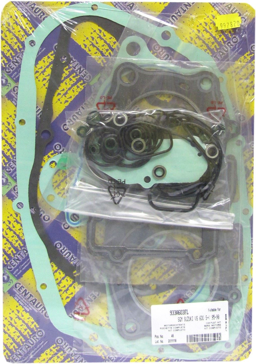 Centauro Full Gasket Set Suzuki VS600S-V 1995-1997
