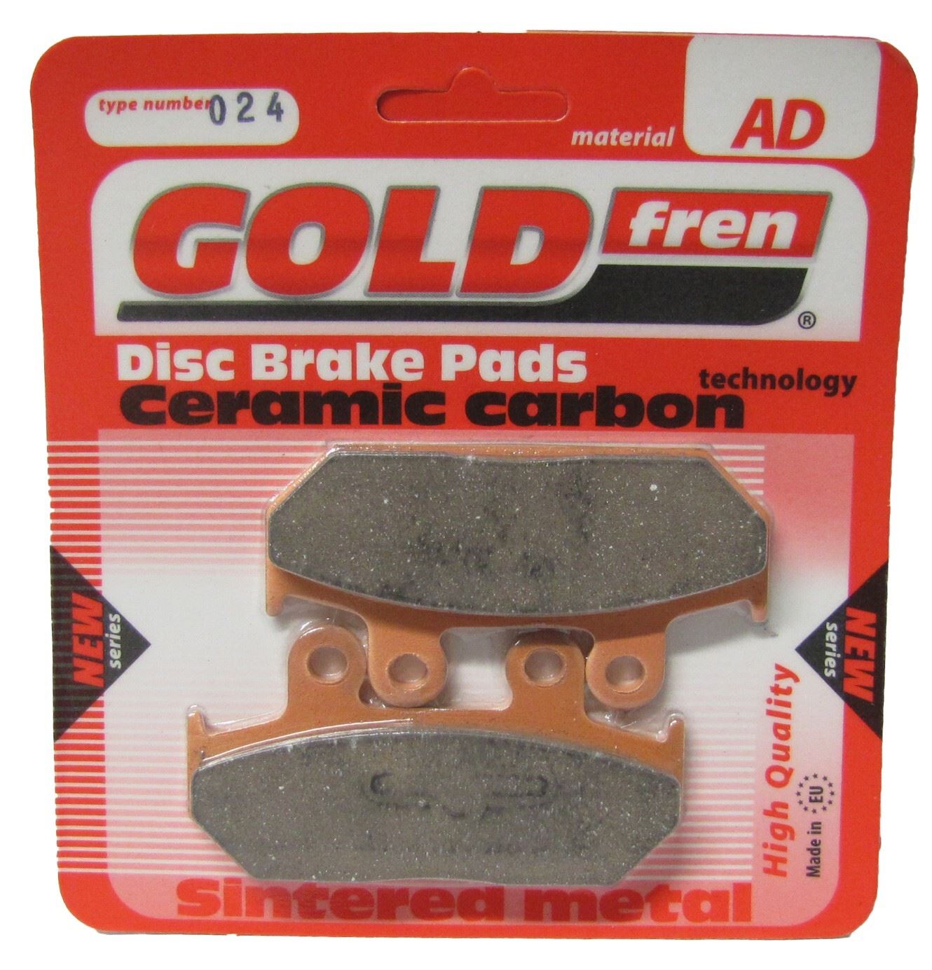 Goldfren Brake Pads AD024, VD143/2, FA124/2, FDB663