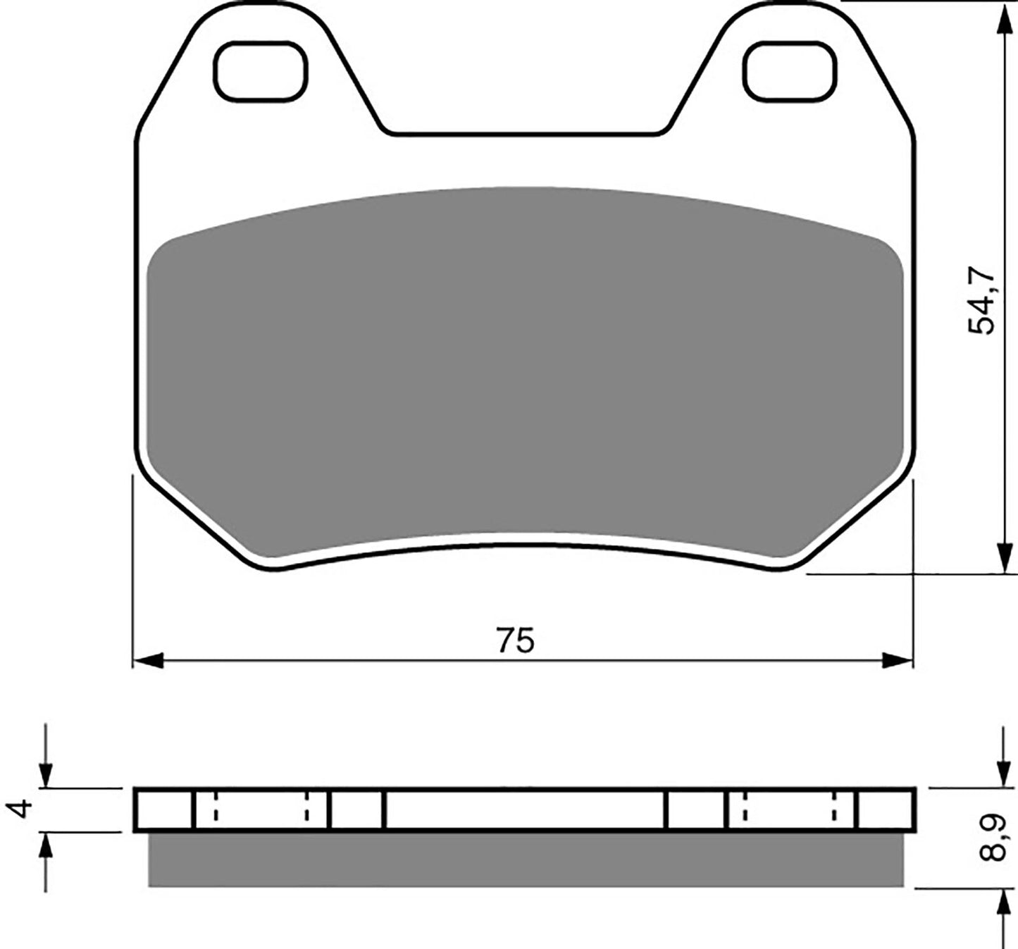 Goldfren Brake Pads AD195, FA304, SBS746, VD972