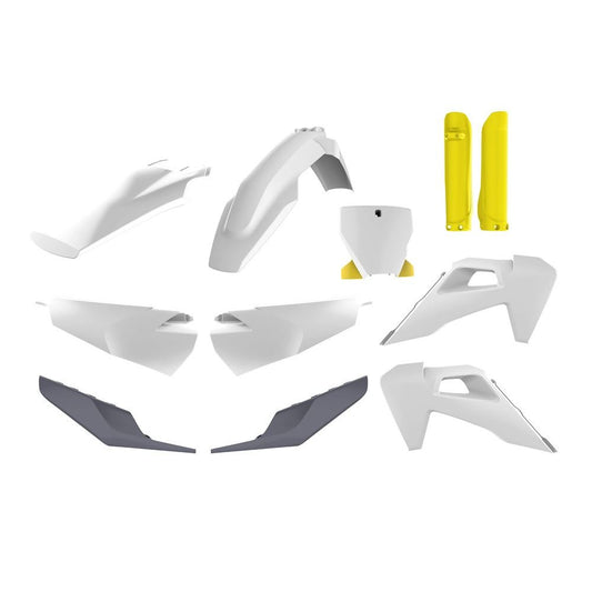 POLISPORT PLASTIC KIT + FORK GUARDS HUSQVARNA TC/FC/TX/FX 2019-2022, OEM 20