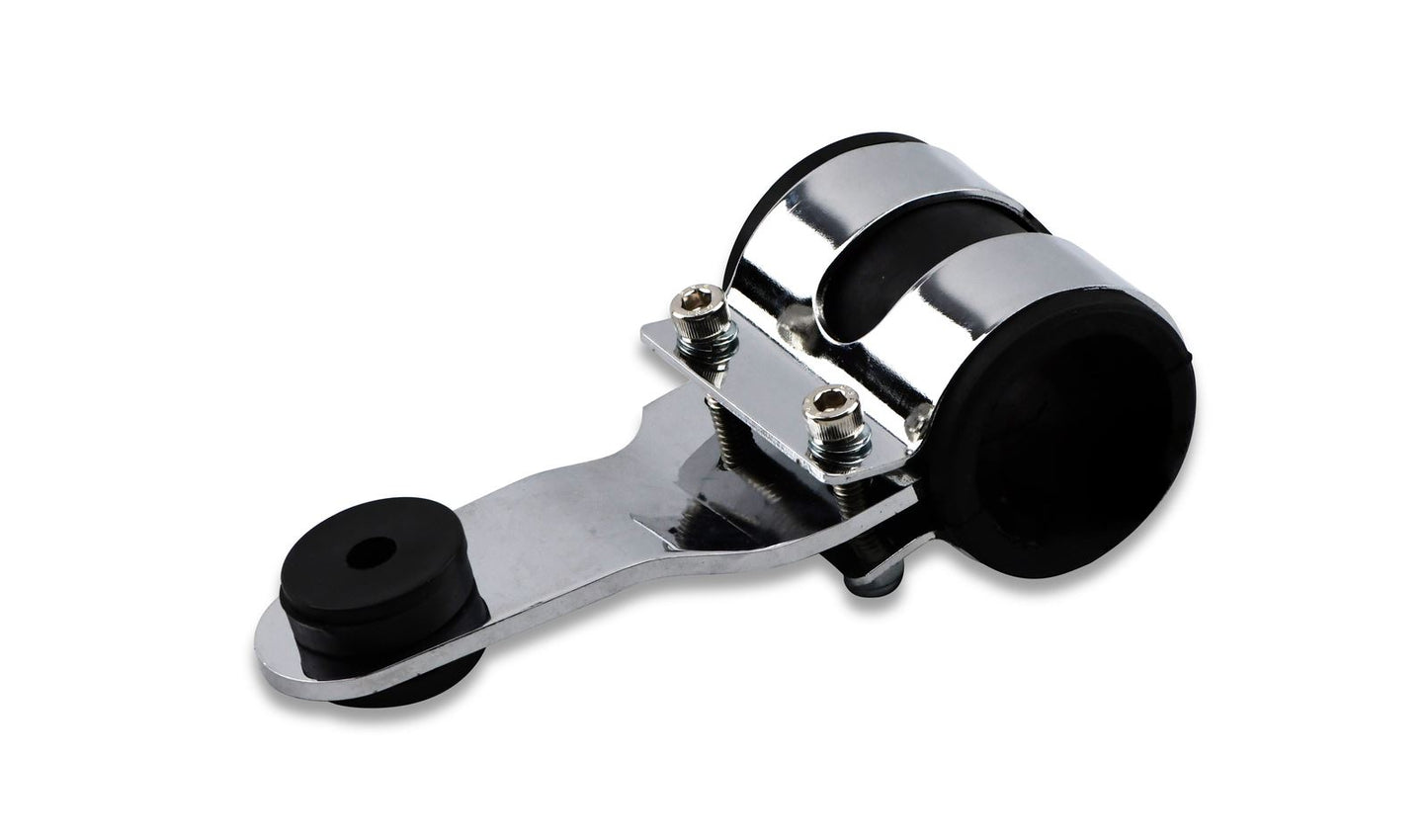 Headlight Brackets Chrome Deluxe (With Rubbers) To Fit 37mm to 41mm Forks