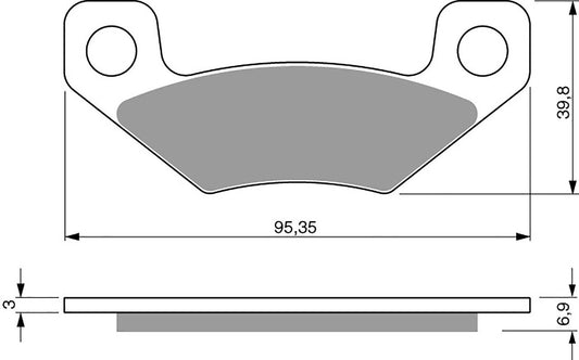 Goldfren Brake Pads K1-315,FA398