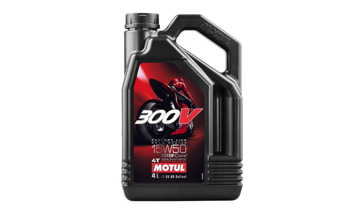 Motul 300V Factory Line 15w50 4T 100% Synthetic 4 Litres
