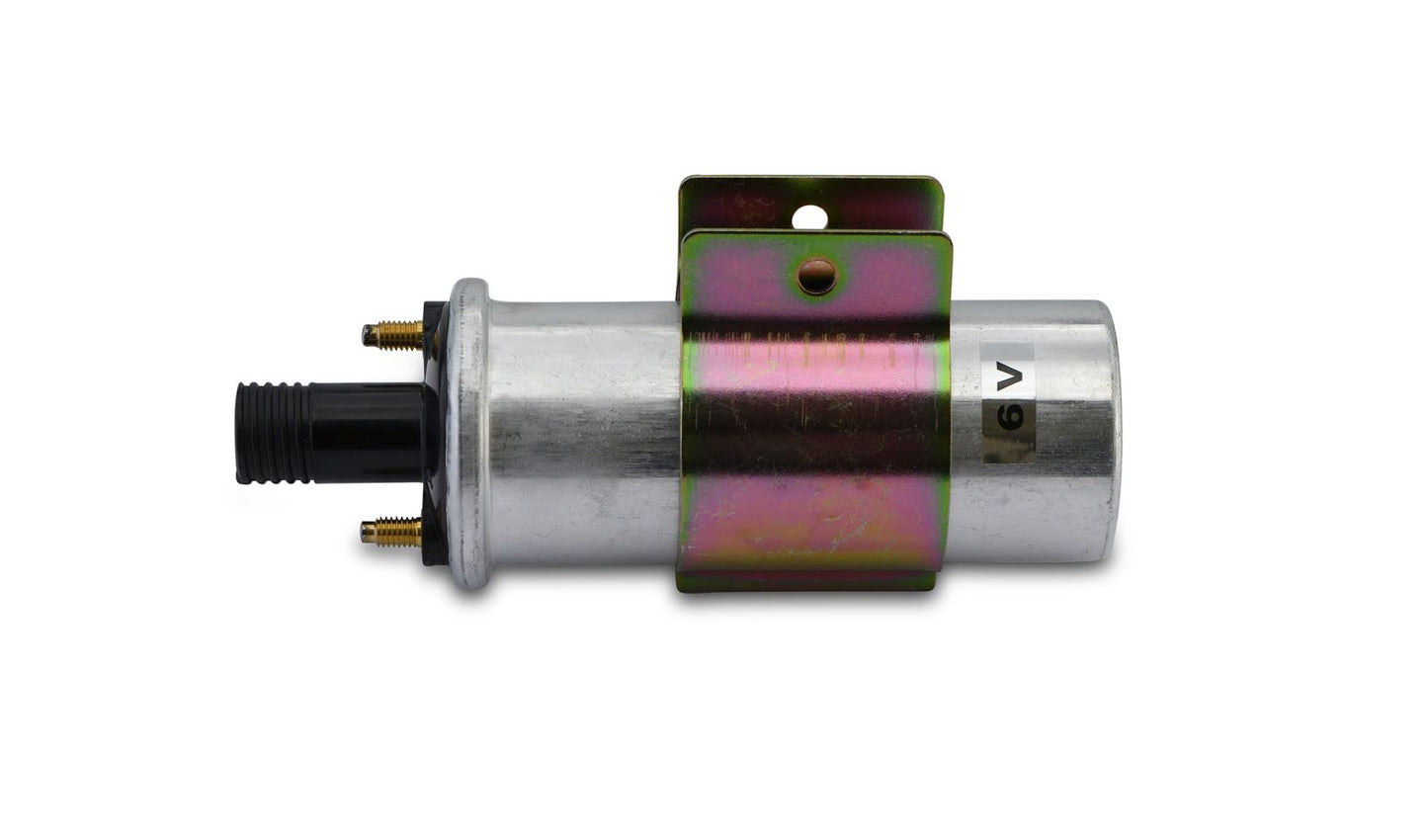 Ignition Coil 6v DC 2 Poles British,MZ,Early Japanese 130mm x 40mm (48mm Centres)