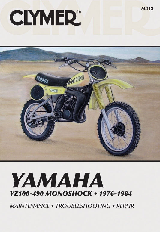 Clymer Manual For Yamaha YZ100-490 Monoshock 76-84